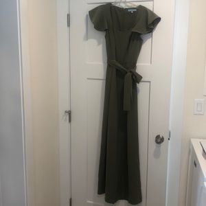 Antonio Melani Olive Green Jumpsuit